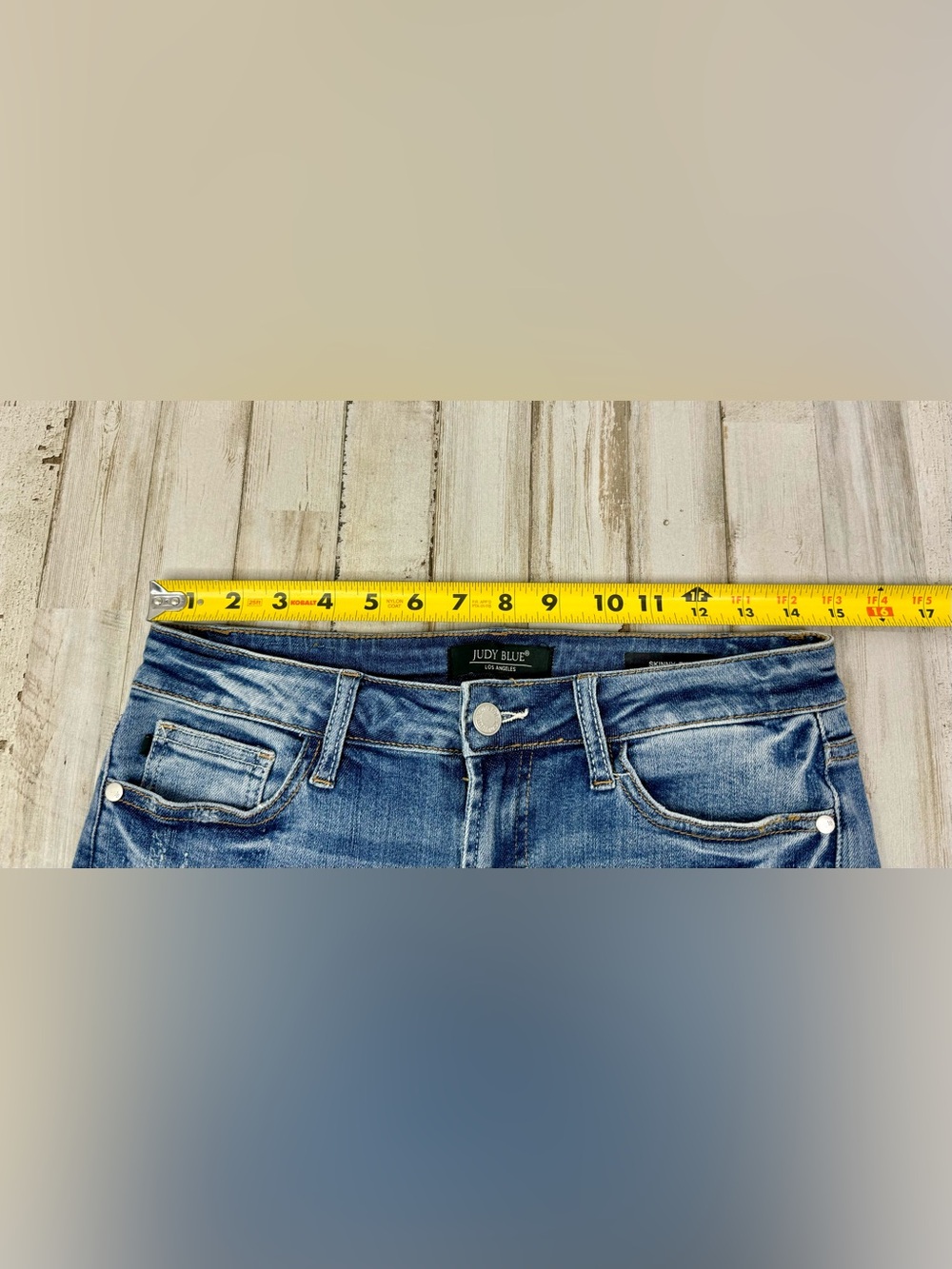 Judy Blue Jeans Womens 7/28 Blue High Rise Skinny Fit - Picture 6 of 11